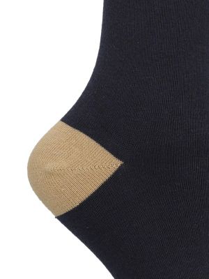 Imagen 2 del producto Calcetín Algodón Mujer C Cuff Simple Azul Oscuro