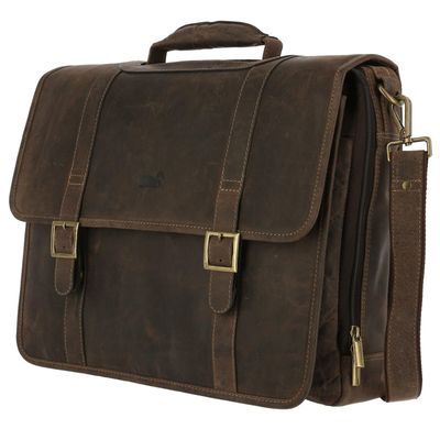 Imagen 2 del producto Maletín Cuero Hombre Ks Vail Café