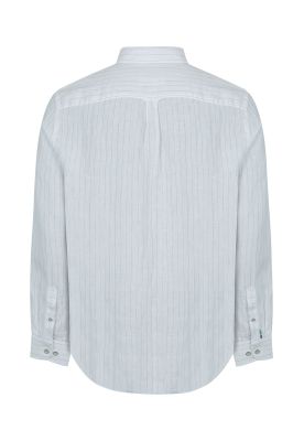 Imagen 2 del producto Camisa Lino Orgánico Azul Fantasy Hombre 