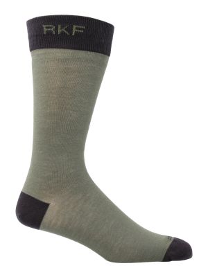 Calcetín Bambú Hombre C Plain Rkf Verde