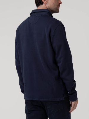 Imagen 2 del producto Polerón Algodón Orgánico Hombre Ceuta Azul