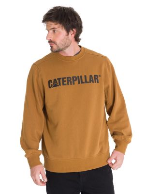 Polerón Cat Logo Crewneck Unisex Café Cat