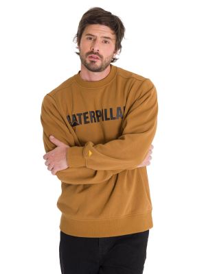 Imagen 2 del producto Polerón Cat Logo Crewneck Unisex Café Cat