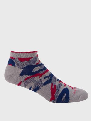 Calcetin Algodón Hombre Ped Camo Gris