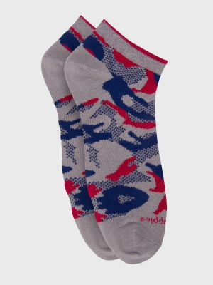 Imagen 2 del producto Calcetin Algodón Hombre Ped Camo Gris