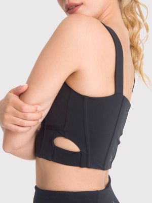 Imagen 2 del producto Peto deportivo Mujer Crop Top Pro Negro