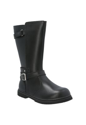 Bota Cuero Niña Lynox Negro