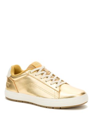 Zapatilla Cuero Mujer Imply Dorado