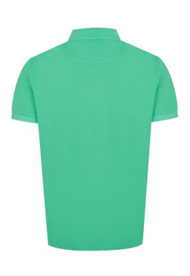 Imagen 2 del producto Polera Algodón Orgánico Verde Piquepro Hombre 