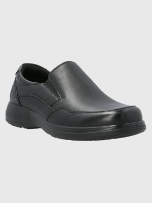 Zapato Cuero Hombre Alm Negro