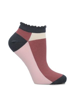 Imagen 1 del producto Calcetín Algodón Mujer Ped St Block Morado