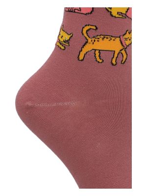 Imagen 2 del producto Calcetín Algodón Mujer C Cats Rosado