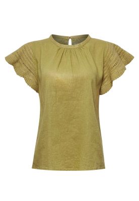 Blusa Algodón Orgánico Mujer Filka Verde