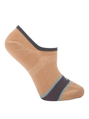 Calcetin Bambú Mujer Inv Block Beige/Crudo