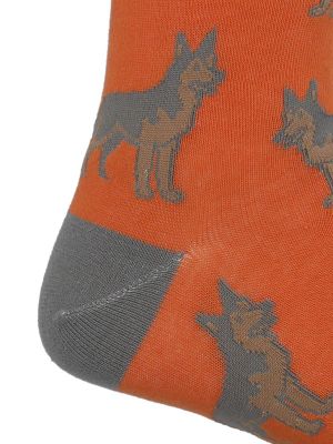 Imagen 2 del producto Calcetín Algodón Hombre C Pastor Naranja