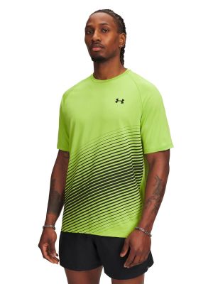 Polera Manga Corta Training para hombre Tech Fade verde