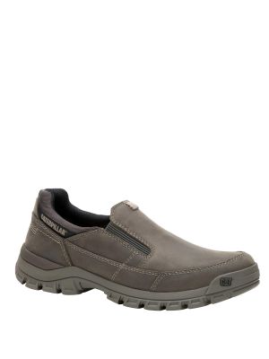Zapatilla Cuero Hombre Threshold Slip On Gris Pardo