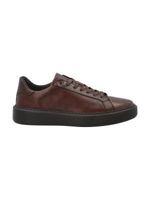 Zapatilla Cuero Hombre Volturno Café