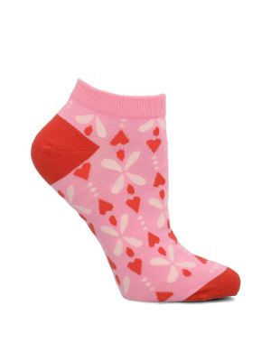 Imagen 1 del producto Calcetin Mujer Ped Heart Rosado Algodón