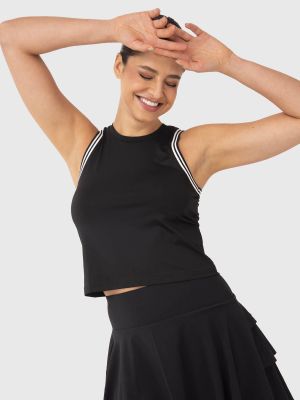 Polera Mujer Ribbed Negra