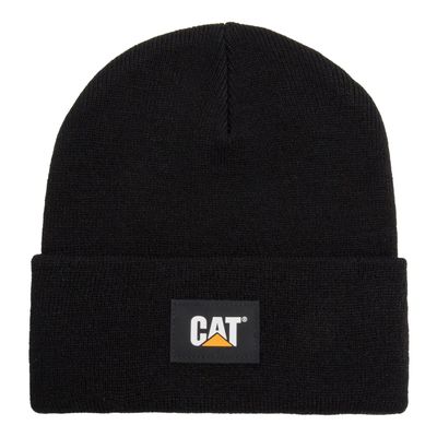 Gorro Casual Hombre Cat Label Cuff Beanie Negro