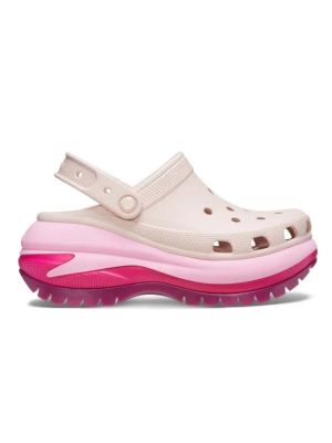 Zueco Crocs Mujer Megacrush Matte Rosado