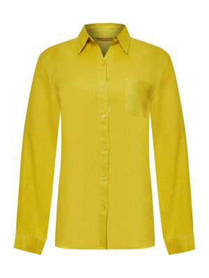 Blusa Lino Orgánico Mujer Lirio Amarillo