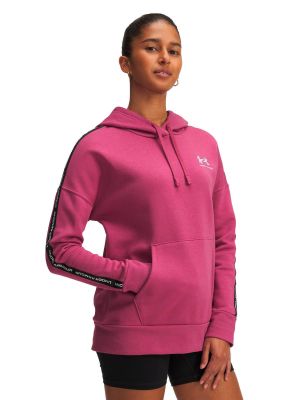 Poleron Lifestyle Mujer ICON FLEECE TAPD HDY Rojo