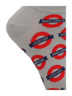 Imagen 2 del producto Calcetín Algodón Mujer Ped St London Gris