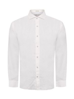 Camisa Lino Orgánico Hombre Linen Blanco