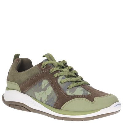 Zapatilla Cuero Bosco (30-35) Verde Niño