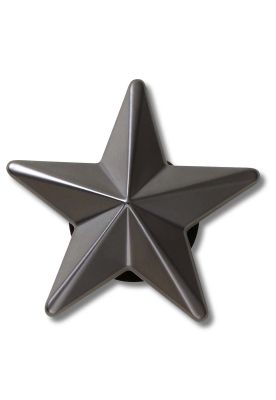 Jibbitz Crocs Estrella Gunmetal Punk Negro