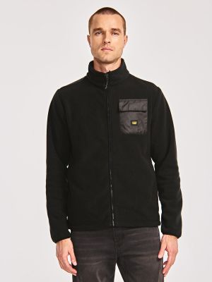 Polar Hombre Polar Fleece Utility Full ZipNegro