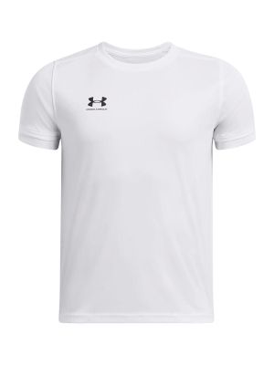 Polera Manga Corta Ua Challenger Jersey Blanco Para Nin