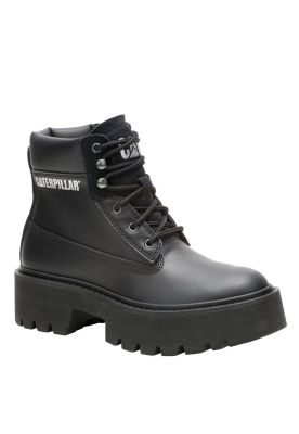 Botin Cuero Mujer Colorado Max 6 Zip Negro