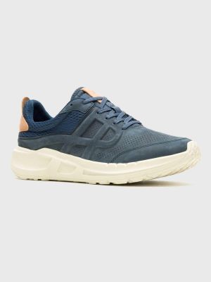Zapatilla Cuero Hombre Seventy8 Run Azul