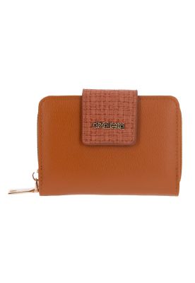 Billetera Mujer Strap Wallet Café