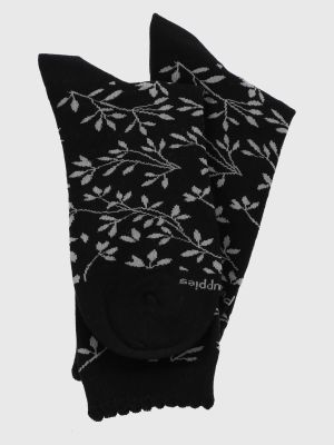 Imagen 2 del producto Calcetin Algodón Mujer C St Leaves Negro