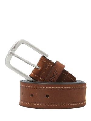 Cinturon Cuero Café Rf Seyal Hombre