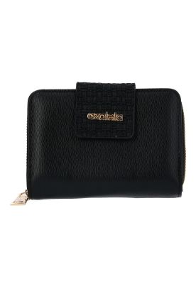 Billetera Mujer Strap Wallet Negro