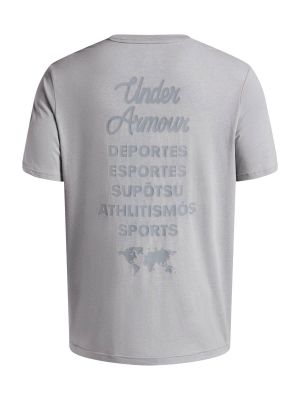 Imagen 2 del producto Polera Manga Corta Lifestyle Hombre Sports Wordmark Gris