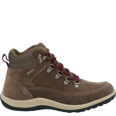 Imagen 2 del producto Botin Cuero Mujer Emur Taupe Waterproof