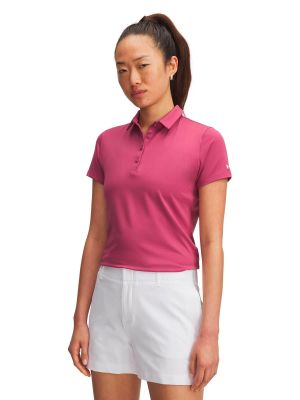 Polera Manga Corta de Golf para mujer Playoff rojo