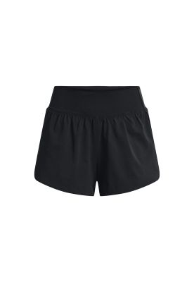 Shorts UA Flex Woven 2 en 1 mujer Negro