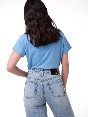 Imagen 2 del producto Polera MC Mujer W Caterpillar Logo T Celeste