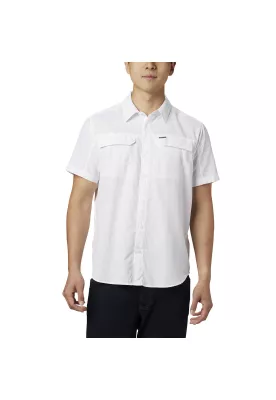 Camisa M/C Hombre Silver Ridge 2.0 Nylon Blanco