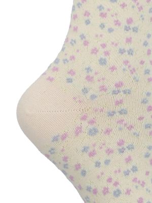 Imagen 2 del producto Calcetín Algodón Mujer C Cuff Allover Crema