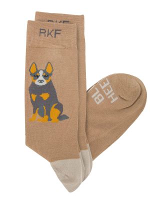 Imagen 2 del producto Calcetin Bambú Hombre Blue Heeler Café