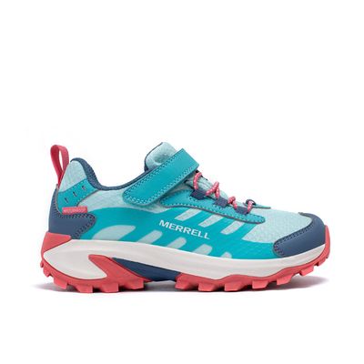 Zapatilla Niña Moab Speed 2 Low A/C Celeste