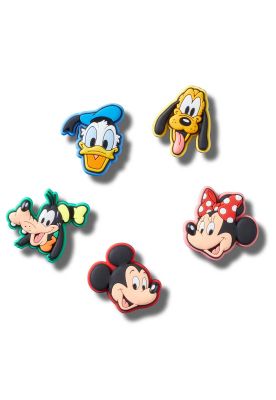 Pack 5 Jibbitz Crocs Amigos de Mickey Blanco
